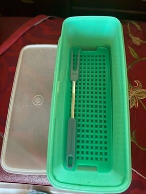 Silicone Green Phone Accessory Organizer Tray